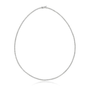 6ct DIAMOND Tennis NECKLACE IN 18CT WHITE GOLD