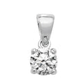  PDQ143W - PENDENTE CON 4 GRIGLIE DI DIAMANTI IN ORO BIANCO 18KT