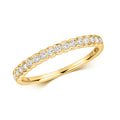  ANELLO CON DIAMANTI IN ORO GIALLO 18KT