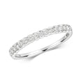  ANELLO CON DIAMANTI IN ORO BIANCO 18KT