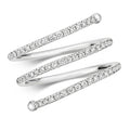 Diamant-Spiralring aus 18-karätigem Weißgold