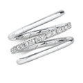 DIAMANT-FLEXI-TWIST-RING AUS 18-KARÄTIGEM WEISSGOLD