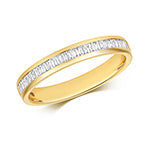 DIAMOND ETERNITY BAGUETTE CHANNEL SET RING IN 18CT GOLD