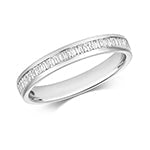 DIAMOND ETERNITY BAGUETTE CHANNEL SET RING IN 18CT WHITE GOLD