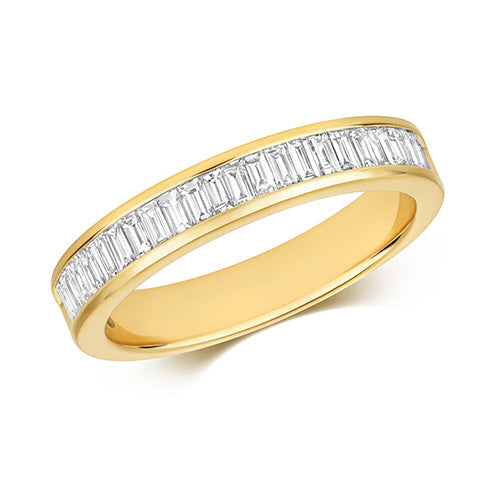 DIAMOND ETERNITY BAGUETTE CHANNEL SET RING IN 18CT GOLD