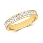 DIAMOND ETERNITY BAGUETTE CHANNEL SET RING IN 18CT GOLD