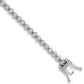 18ct White Gold 1.00ct Diamond Tennis Bracelet