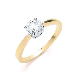 18ct Yellow Gold 0.70ct Diamond Engagement Ring