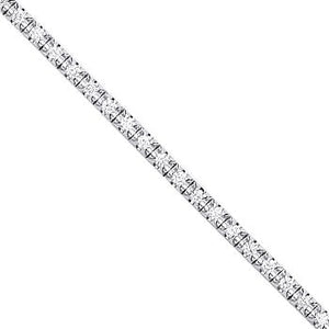 18ct illusion Set 0.75ct tennis bracelet