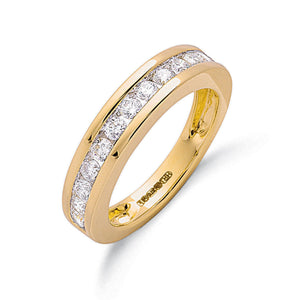 9ct Yellow Gold 0.75ct Diamond Eternity Ring