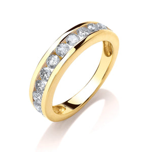18ct Yellow Gold 0.75ctw Diamond Eternity  Ring