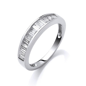 18ct White Gold 0.50ctw Baguette Cut Diamond Eternity Ring