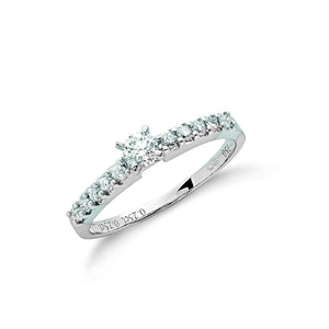 18ct White Gold 0.50ct Diamond Engagement Ring