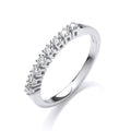 9ct white gold eternity ring crafted with 0.20ct diamonds