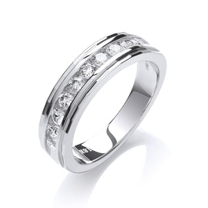 18ct White Gold 0.50ctw Diamond Eternity Ring