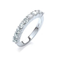 18ct White Gold  1.00ctw Diamond Half Eternity Ring