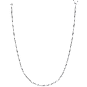 18ct White Gold 10.00ct 17 Inch Necklace
