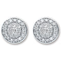 18ct White Gold 0.25ct Dia Stud Earrings