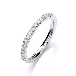 18ct White Gold 0.25ct Ring - No Certificate