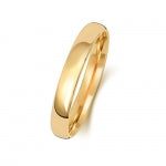 18CT GOLD 3MM SLIGHT COURT MEDIUM WEDDING RING
