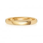 18CT GOLD 2MM SOFT COURT HEAVY WEDDING RING