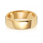 18 Karat Gold 6 mm Soft Court Medium Ehering