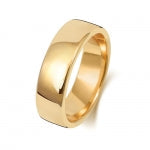 18 Karat Gold 6 mm Soft Court Medium Ehering