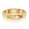  FEDE NUZIALE MEDIA 4MM SMUSSATA IN ORO 18KT