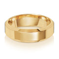  FEDE NUZIALE MEDIA SMUSSATA IN ORO 18 CARATI DA 6 MM
