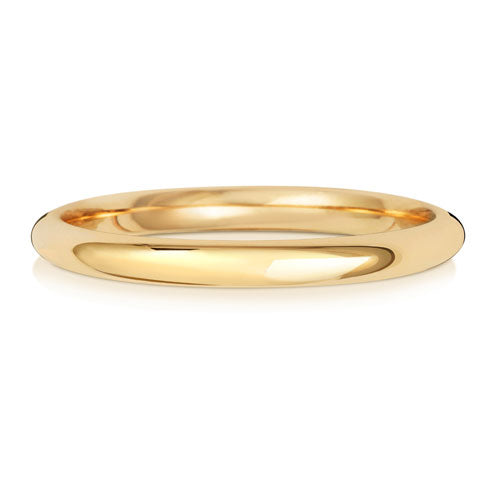 18 Karat Gold, 2 mm, traditioneller, schwerer Ehering