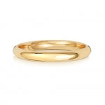 18 Karat Gold, 2,5 mm, traditioneller, schwerer Ehering