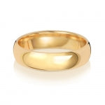 18CT GOLD 5MM TRADITIONAL COURT MEDIUM WEDDING RING