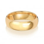 18CT GOLD 6MM TRADITIONAL COURT MEDIUM WEDDING RING