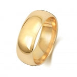 18CT GOLD 7MM TRADITIONAL COURT MEDIUM WEDDING RING