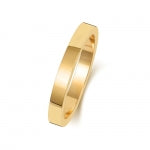 18CT GOLD 2.5MM FLAT FLAT MEDIUM WEDDING RING